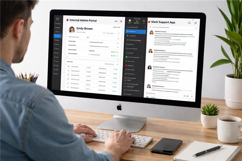 Accelerant Admin Portal and Slack Support App